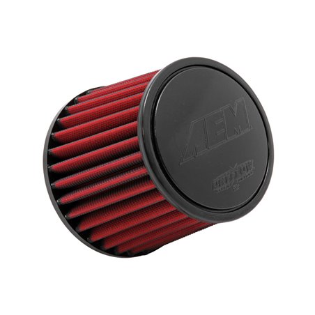 AEM Filtre à air universelle Dryflow Short Neck - Tapered - Ø76mm - 152/130x130mm