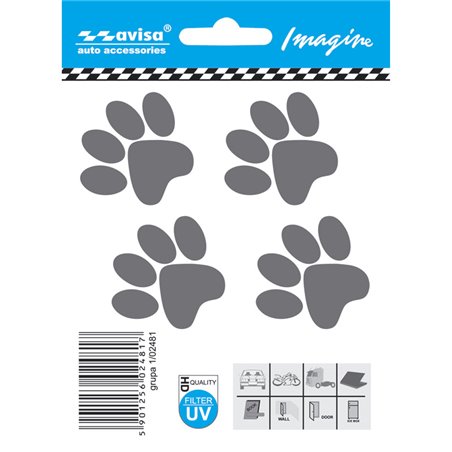 Autocollant AutoTattoo Paws - 9,7x6,5cm