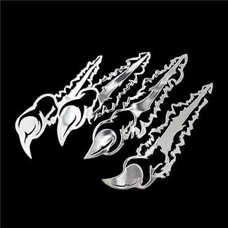 Autocollant Nickel 'Claws' - 75x53mm