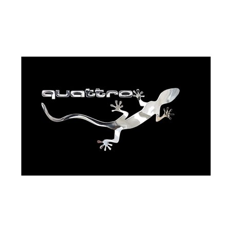 Autocollant Nickel 'QUATTRO GECKO' - 90x40mm