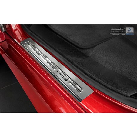 Seuils de portes inoxydable sur mesure pour BMW X6 F16 2014-2019 - 'Special Edition' - 4-pièces