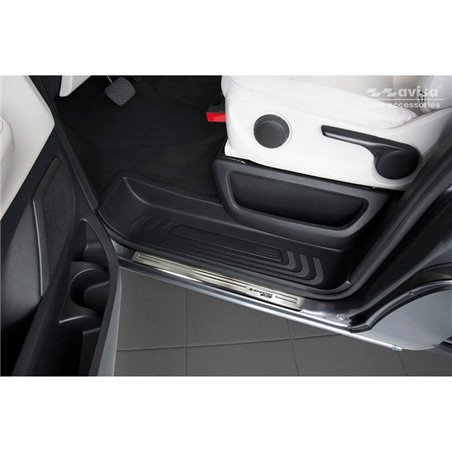 Seuils de portes inoxydable sur mesure pour Mercedes Vito & Classe-V W447 2014- - 'Special Edition' - 2-pièces