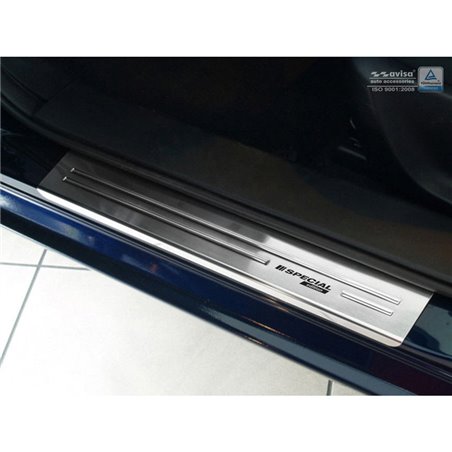 Seuils de portes inoxydable sur mesure pour Mazda 6 III Sedan/Wagon 2012- - 'Special Edition' - 4-pièces