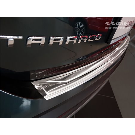 Protection de seuil arrière inox sur mesure pour Seat Tarraco 2019-