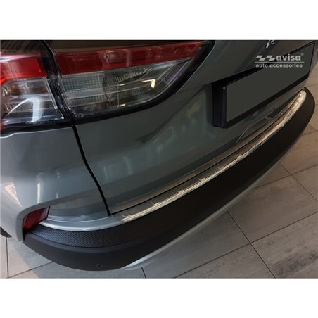 Protection de seuil arrière inox sur mesure pour Ford Kuga III Titanium/Trend/Cool+Connect/Hybrid 2019-2024 & FL 2024- excl. ST-