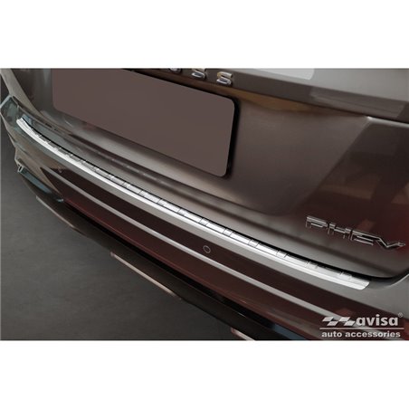 Protection de seuil arrière inox sur mesure pour Mitsubishi Eclipse Cross PHEV Facelift 2021-