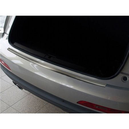 Protection de seuil arrière inox sur mesure pour Audi Q3 2011-2015 & 2015- 'Ribs'