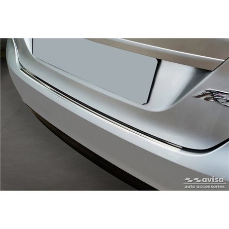 Protection de seuil arrière inox sur mesure pour Ford Fiesta 3/5-portes 2008-2012 & FL 2012-2017 incl. Fiesta Van