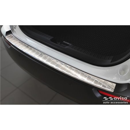 Protection de seuil arrière inox sur mesure pour Mazda MX-30 2020- 'Ribs'