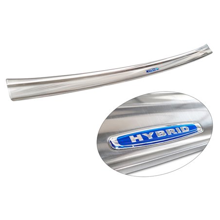 Protection de seuil arrière inox sur mesure pour Toyota Highlander (XU70) 2020- 'Hybrid'