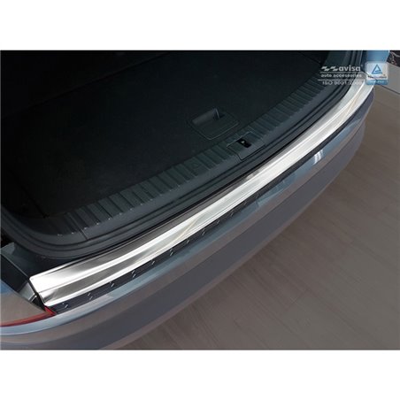 Protection de seuil arrière inox sur mesure pour Skoda Kodiaq 2017-2021 & FL 2021-2024 Incl. RS & Scout