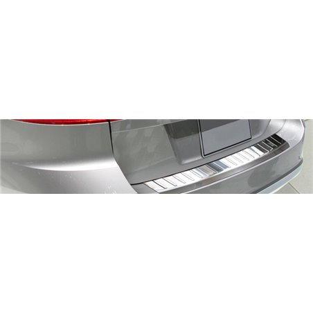 Protection de seuil arrière inox sur mesure pour Volkswagen Passat Alltrack 2012- 'Ribs'