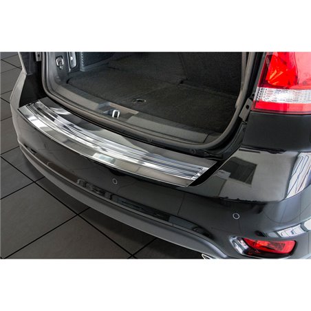 Protection de seuil arrière inox sur mesure pour Fiat Freemont 2011- & Dodge Journey 2012-