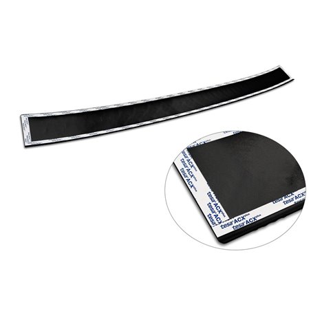 Protection de seuil arrière en aluminium noir mat sur mesure pour Citroën Space Tourer & Jumpy / Peugeot Traveller & Expert / To