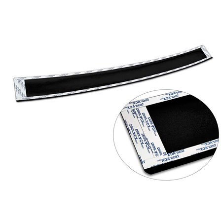 Protection de seuil arrière en aluminium noir mat sur mesure pour Citroën Space Tourer & Jumpy / Peugeot Traveller & Expert / To