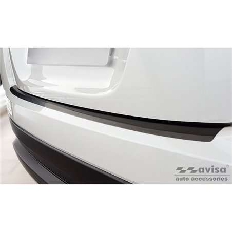 Protection de seuil arrière inox noir sur mesure pour Mitsubishi Eclipse Cross 2017- excl. PHEV