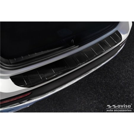 Protection de seuil arrière carboné 3D sur mesure pour Mercedes GLB (X247) incl. AMG 2019-