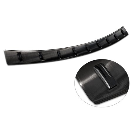 Protection de seuil arrière inox noir sur mesure pour Mazda 6 III (GJ) Combi 2012- 'STRONG EDITION'