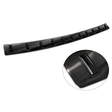 Protection de seuil arrière inox noir sur mesure pour Volkswagen Multivan T7 2021- 'STRONG EDITION'