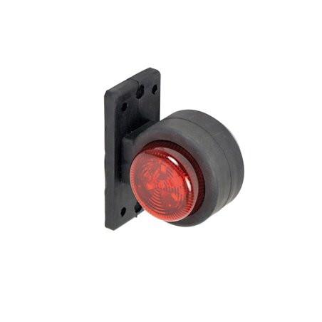 Carpoint Feu de Gabarit de Remorque LED Droite Rouge/Blanc 72mm