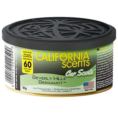 California Scents Désodorisant - Beverly Hills Bergamot - Canette 42gr