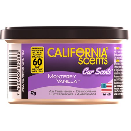 California Scents Désodorisant - Monterey Vanilla - Canette 42gr