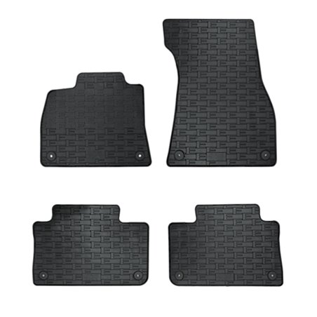 Set tapis de caoutchouc sur mesure pour Audi E-Tron 2018- (4-pièces + points de fixage)