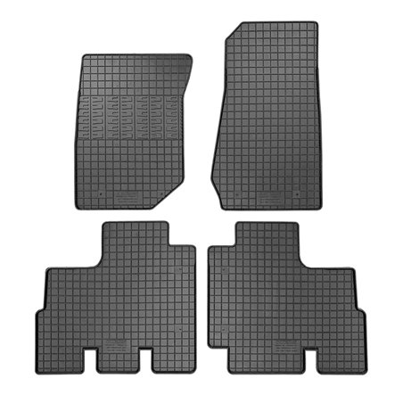 Set tapis de caoutchouc sur mesure pour Jeep Wrangler III (JK) 2007-2018 (4-pièces)