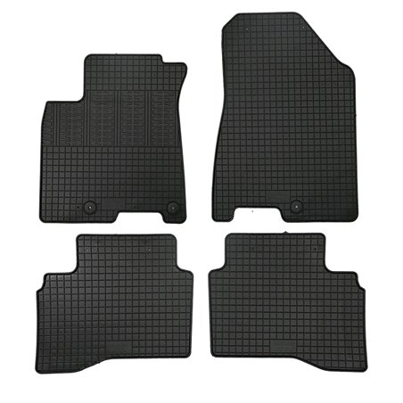 Set tapis de caoutchouc sur mesure pour Kia Niro 2016- excl. e-Niro (4-pièces + points de fixage)