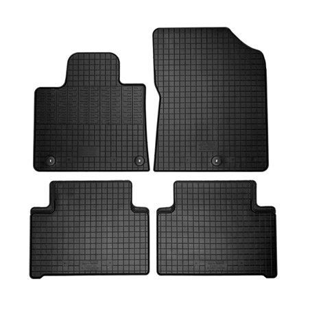 Set tapis de caoutchouc sur mesure pour Kia Sorento IV (MQ4) 2020- excl. Hybrid (4-pièces + points de fixage)