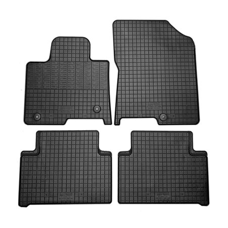 Set tapis de caoutchouc sur mesure pour Kia Sorento IV (MQ4) Hybrid 2020- (4-pièces + points de fixage)