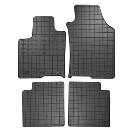 Set tapis de caoutchouc sur mesure pour Lancia Ypsilon Hybrid 2020- (4-pièces + points de fixage)