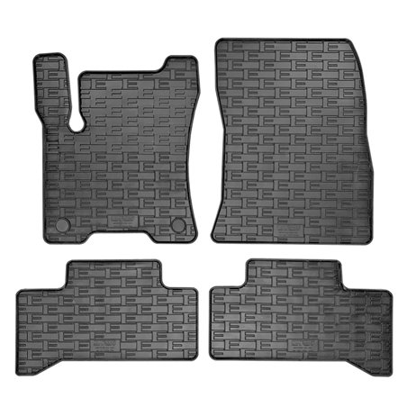 Set tapis de caoutchouc sur mesure pour Mercedes EQA (H243) 2021- (4-pièces + points de fixage)