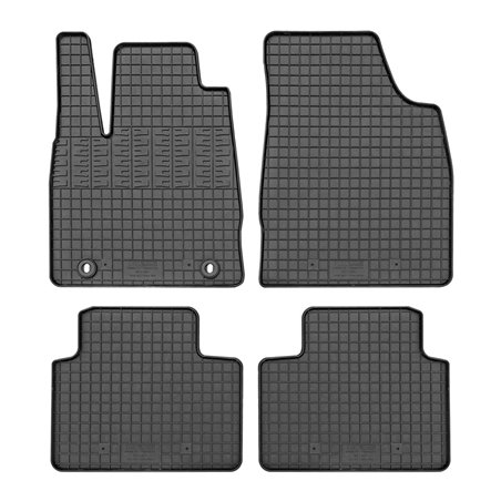 Set tapis de caoutchouc sur mesure pour MG 3 Hybrid+ 2024- (4-pièces + points de fixage)