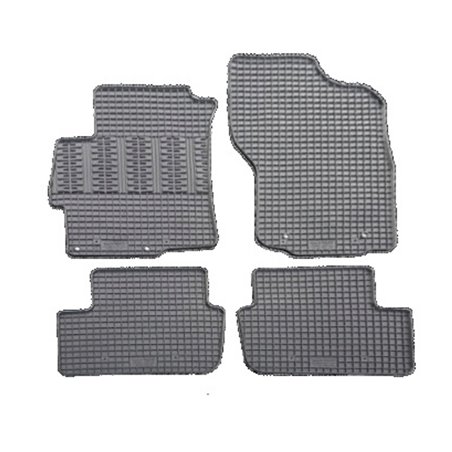 Set tapis de caoutchouc sur mesure pour Mitsubishi Lancer 2008- (4-pièces + points de fixage)