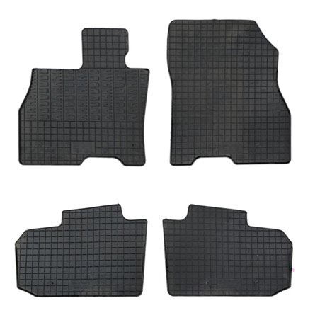 Set tapis de caoutchouc sur mesure pour Nissan Leaf (ZE0) 2010-2017 (4-pièces + points de fixage)