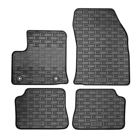 Set tapis de caoutchouc sur mesure pour Opel Mokka-e 2020- (4-pièces + points de fixage)