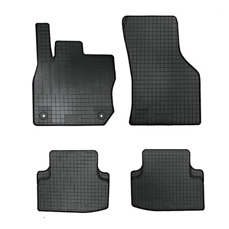 Set tapis de caoutchouc sur mesure pour Seat Leon IV HB 5-portes 2020- (4-pièces + points de fixage)