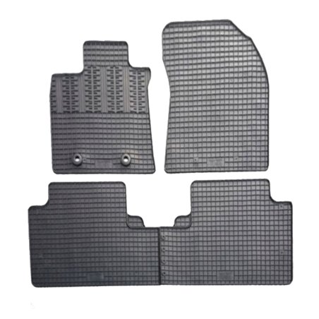 Set tapis de caoutchouc sur mesure pour Toyota Avensis Sedan/Kombi 2009-2015 (4-pièces + points de fixage)