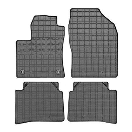 Set tapis de caoutchouc sur mesure pour Toyota Prius IV 2016- (4-pièces + points de fixage)