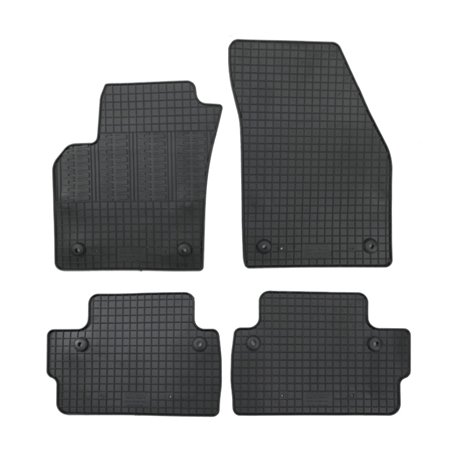 Set tapis de caoutchouc sur mesure pour Volvo C30 2006-2013 (4-pièces + points de fixage)