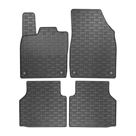 Set tapis de caoutchouc sur mesure pour Volkswagen ID.4 / ID.5 2020- & Skoda Enyaq iV 2020- incl. Coupé & Audi Q4 E-Tron (F4B) 2