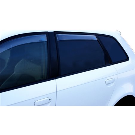 Déflecteurs latéraux Master Clair (arrière) sur mesure pour Renault Megane Scenic II 2003-2009