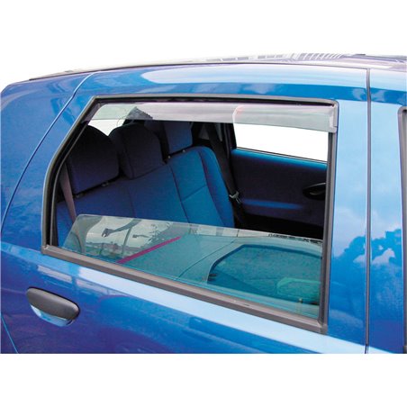 Déflecteurs latéraux Master (arrière) sur mesure pour Toyota Hi-Lux Double Cab 2005- & JAC T8 Pro Pickup 2020-