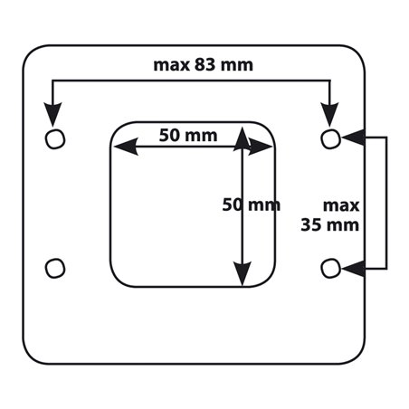 Adaptateur débitmètre d'air pour Système d'injection Bosch - 76mm connection