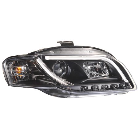 Set de Phares incl. DRL 'Light-Bar' sur mesure pour Audi A4 B7 2005-2008 - Noir