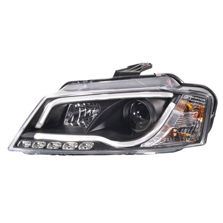 Set de Phares incl. DRL 'Light-Bar' sur mesure pour Audi A3 2008-2012 - Noir