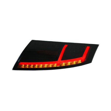 Set de Feux Arrière LED sur mesure pour Audi TT 2006-2013 - Noir/Fumée - incl. Feux Dynamiques