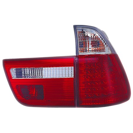 Set de Feux Arrière LED sur mesure pour BMW X5 E53 2000-2002 - Rouge/Claire