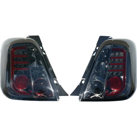 Set de Feux Arrière LED sur mesure pour Fiat 500 2007- - Fumée